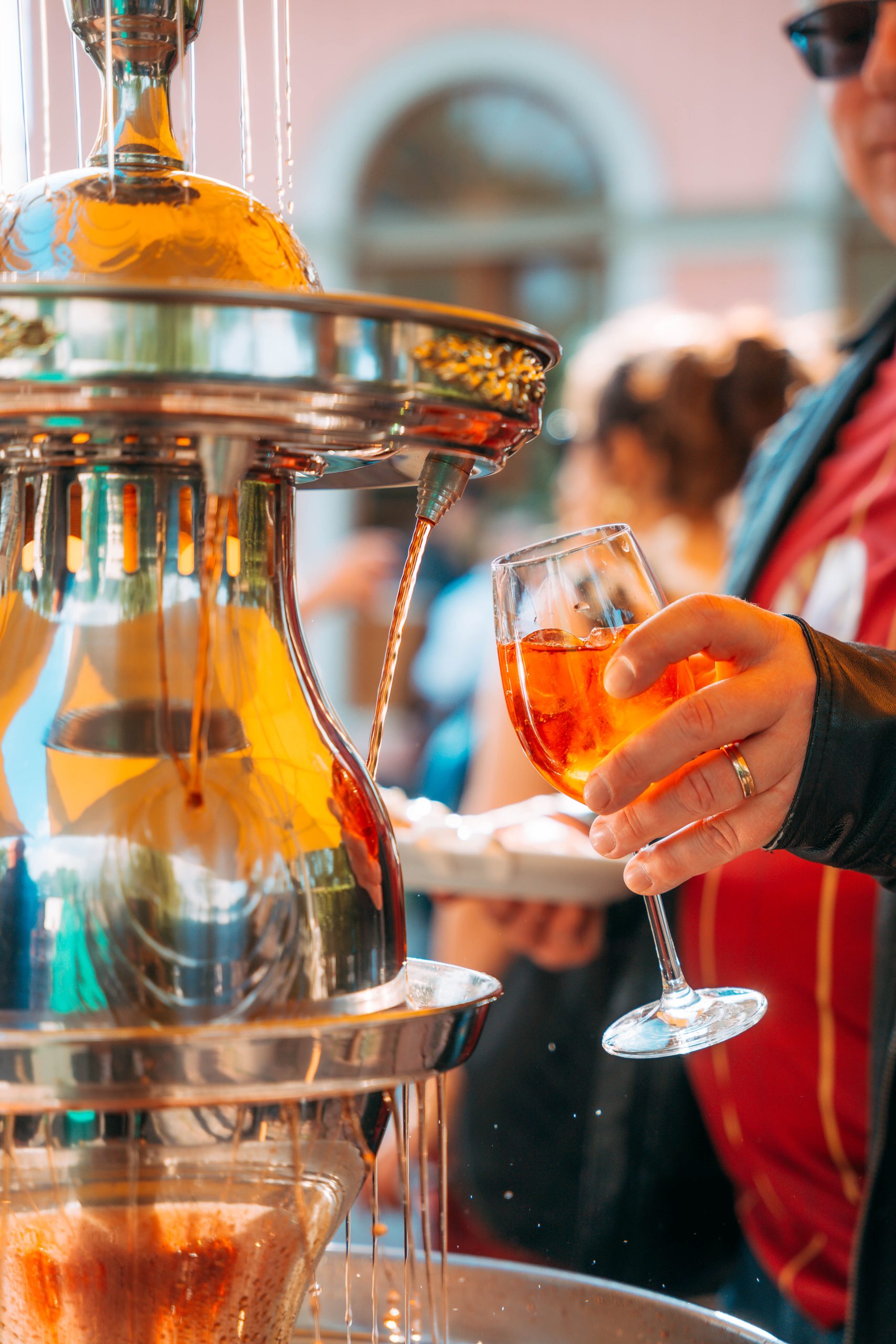 Aperol Spritz-station på Kungliga Borgen